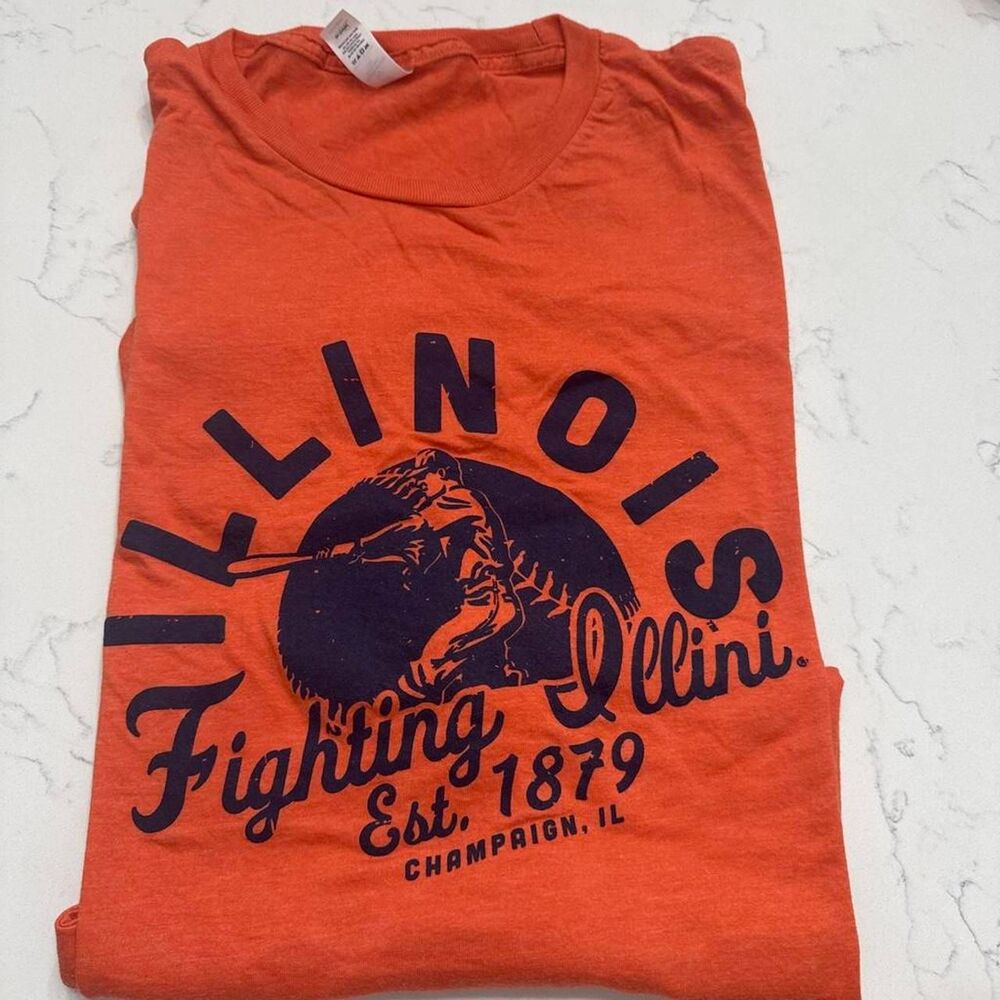 Tultex Men's Orange T-shirt